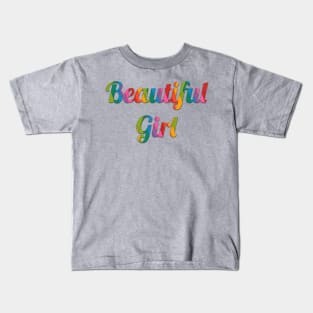 Beautiful girl Kids T-Shirt